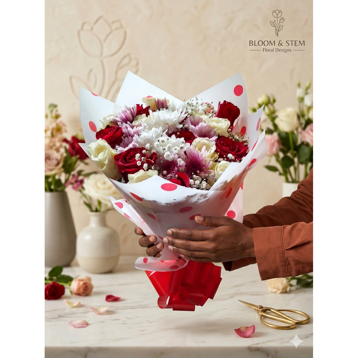 Bloom and Stem Bouquet