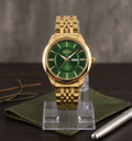 Skmei 9268 Men's Quartz Watch – Gold Tone