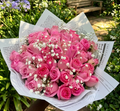 Blushing Pink Roses Bouquet