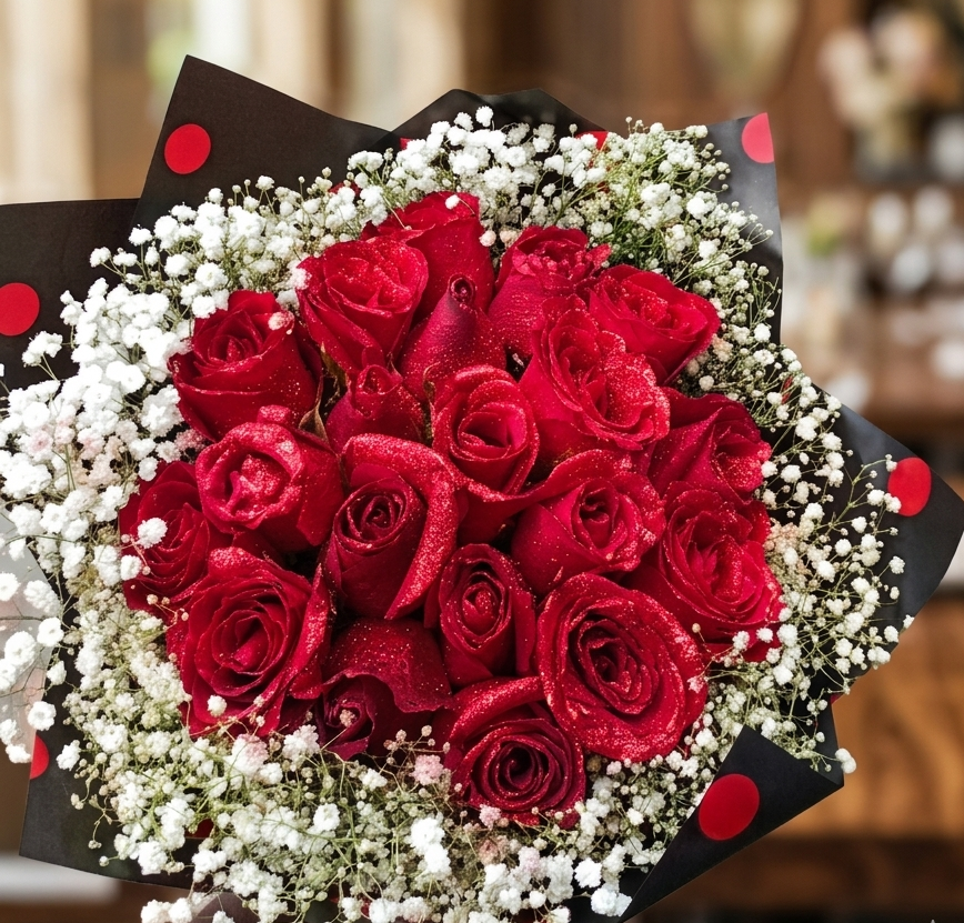 Red Snowie Bouquet