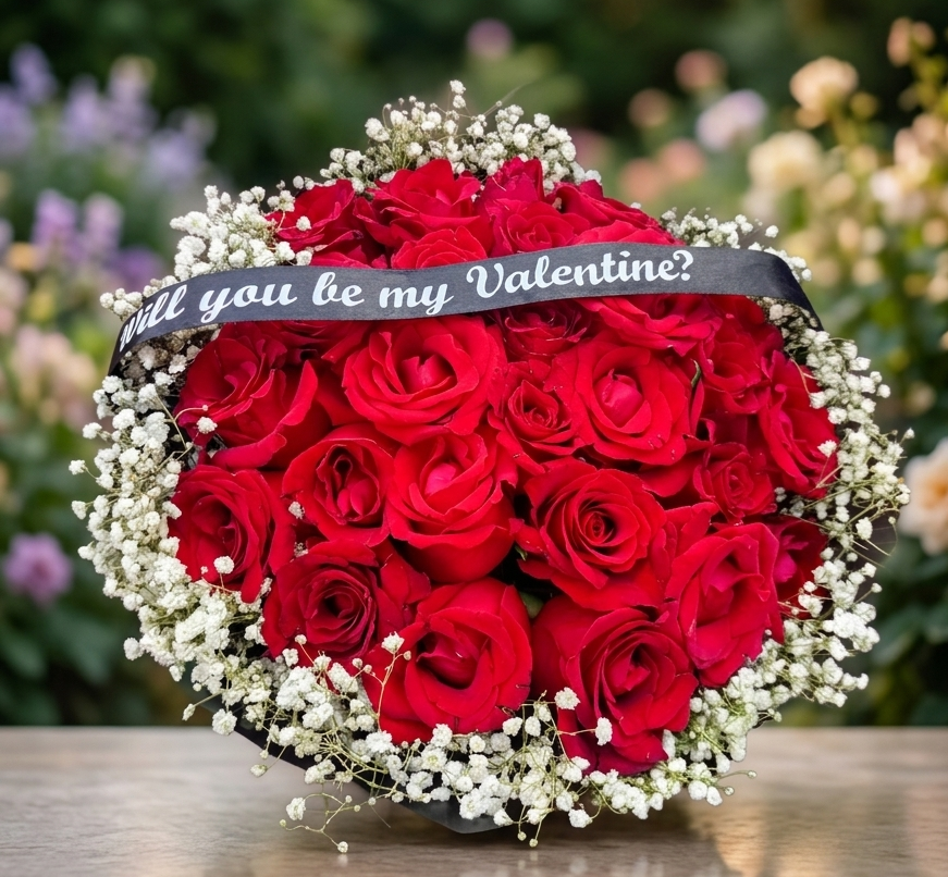 Valentine's Day Red Bouquet