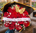 "Will You Be Mine" Red Rose Bouquet