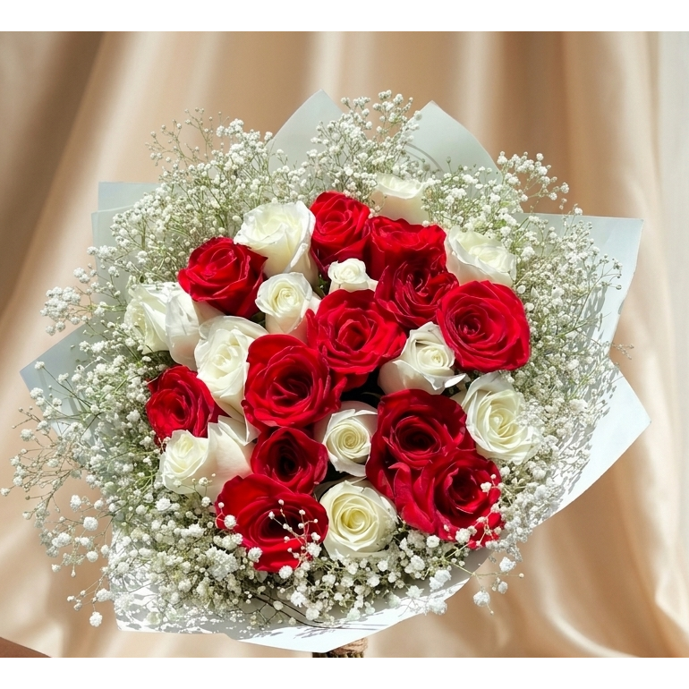 Gloom & Glow Flower Arrangement