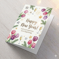 Happy New Year Greeting Card